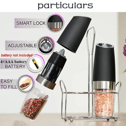 Grindmate™ Pro: Automatic Gravity Spice & Coffee Grinder with Adjustable Coarseness